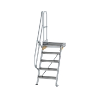 MUNK Treppe mit Plattform 60° Stufenbreite 600 mm 5...