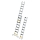 MUNK Stufen-Mehrzweckleiter 3-teilig mit nivello®-Traverse und clip-step R13 3x8 Stufen, 33325