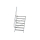 MUNK Treppe 60° Stufenbreite 1000 mm 7 Stufen Aluminium geriffelt, 600327