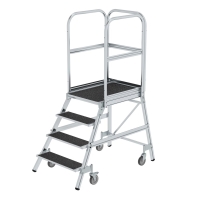 MUNK Podesttreppe eins. begehbar mit Federrollen...