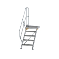 MUNK Treppe mit Plattform 45° Stufenbreite 600 mm 5...