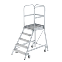MUNK Podesttreppe einseitig begehbar mit Federrollen...