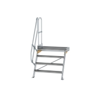 MUNK Treppe mit Plattform 60° Stufenbreite 1000 mm 4...