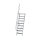 MUNK Treppe 60° Stufenbreite 600 mm 9 Stufen Aluminium geriffelt, 600209