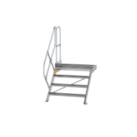 MUNK Treppe mit Plattform 45° Stufenbreite 1000 mm 4...