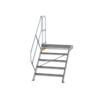 MUNK Treppe mit Plattform 45° Stufenbreite 800 mm 5...