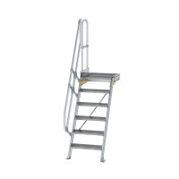 MUNK Treppe mit Plattform 60° Stufenbreite 600 mm 6...
