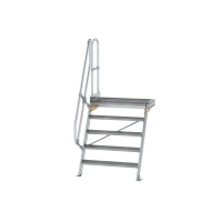 MUNK Treppe mit Plattform 60° Stufenbreite 1000 mm 5...