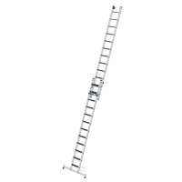 MUNK Stufen-Seilzugleiter 2-teilig mit nivello Traverse...