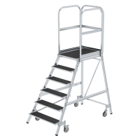 MUNK Podesttreppe eins. begehbar mit Federrollen...