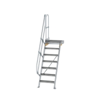 MUNK Treppe mit Plattform 60° Stufenbreite 600 mm 7...