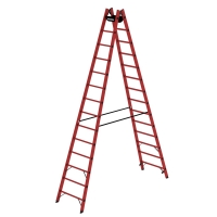 MUNK Sprossen-Stehleiter GFK 2x14 Sprossen, 36414