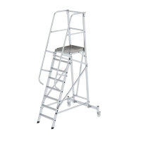 MUNK Plattformleiter fahrbar 8 Stufen, 52508