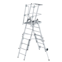 MUNK Plattformleiter FlexxStep 5 Sprossen mit...