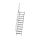 MUNK Treppe 60° Stufenbreite 600 mm 11 Stufen Aluminium geriffelt, 600211