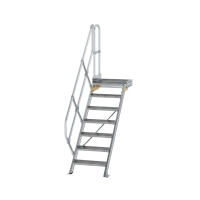 MUNK Treppe mit Plattform 45° Stufenbreite 600 mm 7...