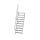 MUNK Treppe 60° Stufenbreite 800 mm 10 Stufen Aluminium geriffelt, 600230