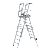 MUNK Plattformleiter FlexxStep 5 Sprossen mit...