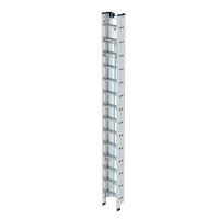 MUNK Sprossen-Seilzugleiter 3-teilig ohne Traverse 3x14...