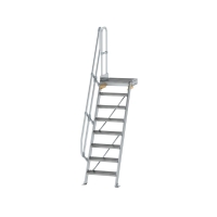 MUNK Treppe mit Plattform 60° Stufenbreite 600 mm 8...