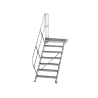 MUNK Treppe mit Plattform 45° Stufenbreite 800 mm 7...