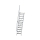 MUNK Treppe 60° Stufenbreite 600 mm 12 Stufen Aluminium geriffelt, 600212