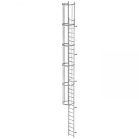 MUNK Einzügige Steigleiter mit Rückenschutz...