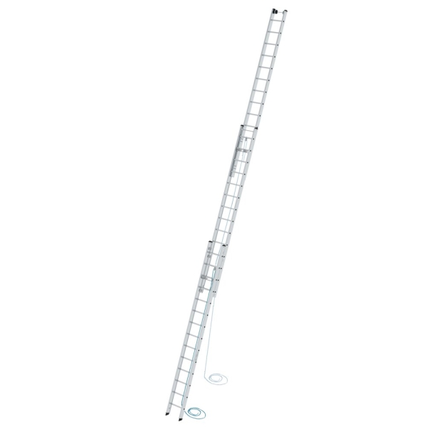 MUNK Sprossen-Seilzugleiter 3-teilig ohne Traverse 3x16 Sprossen, 22316