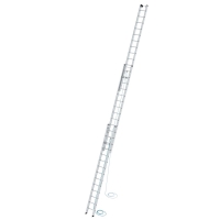 MUNK Sprossen-Seilzugleiter 3-teilig ohne Traverse 3x16...