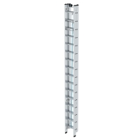 MUNK Sprossen-Seilzugleiter 3-teilig ohne Traverse 3x16...