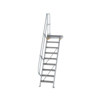 MUNK Treppe mit Plattform 60° Stufenbreite 600 mm 9...