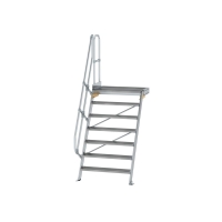 MUNK Treppe mit Plattform 60° Stufenbreite 1000 mm 7...