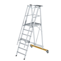 MUNK Plattformleiter klappbar und fahrbar 7 Stufen, 52307