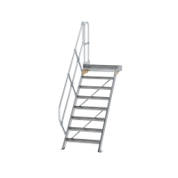 MUNK Treppe mit Plattform 45° Stufenbreite 800 mm 8...