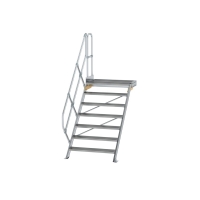 MUNK Treppe mit Plattform 45° Stufenbreite 1000 mm 7...