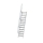 MUNK Treppe 60° Stufenbreite 600 mm 13 Stufen Aluminium geriffelt, 600213