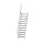 MUNK Treppe 60° Stufenbreite 800 mm 12 Stufen Aluminium geriffelt, 600232