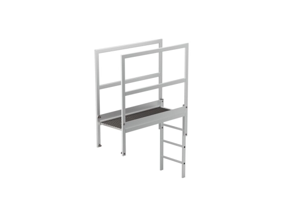 MUNK Attika-Überstieg Alu Eloxiert Sonderlänge 1280mm, 61184