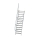 MUNK Treppe 60° Stufenbreite 800 mm 13 Stufen Aluminium geriffelt, 600233
