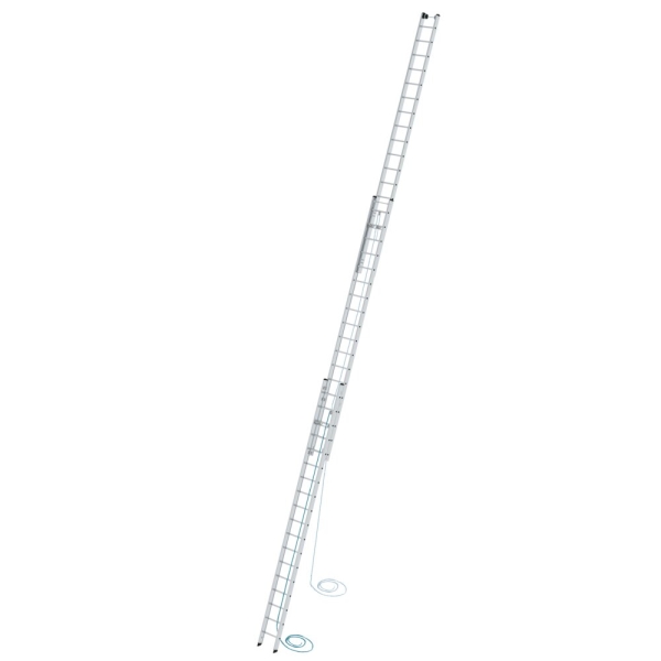 MUNK Sprossen-Seilzugleiter 3-teilig ohne Traverse 3x18 Sprossen, 22318