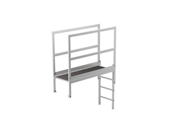 MUNK Attika-Überstieg Alu Eloxiert Sonderlänge 1480mm, 61185
