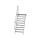 MUNK Treppe mit Plattform 60° Stufenbreite 1000 mm 9 Stufen Aluminium geriffelt, 600409