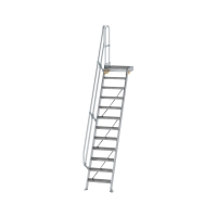 MUNK Treppe mit Plattform 60° Stufenbreite 600 mm 12...