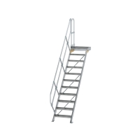 MUNK Treppe mit Plattform 45° Stufenbreite 600 mm 11...