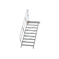 MUNK Treppe mit Plattform 45° Stufenbreite 1000 mm 9...