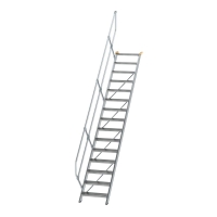 MUNK Treppe 45° Stufenbreite 600 mm 15 Stufen...