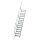 MUNK Treppe 45° Stufenbreite 600 mm 15 Stufen Aluminium geriffelt, 600255