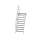 MUNK Treppe mit Plattform 60° Stufenbreite 1000 mm 10 Stufen Aluminium geriffelt, 600410
