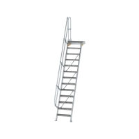 MUNK Treppe mit Plattform 60° Stufenbreite 600 mm 13...
