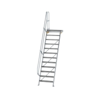 MUNK Treppe mit Plattform 60° Stufenbreite 800 mm 12...